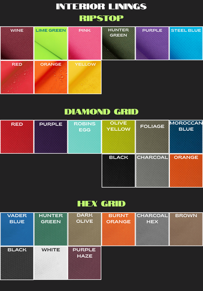 Peak Series X-Pac Zipper Pouches – Premium Ultralight Waterproof Organizer with Nylon Liner | Hiking Wallet, Travel & Backpacking Gear