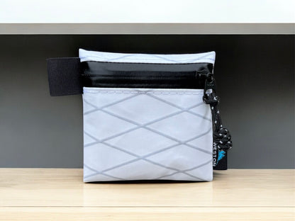 Ascent Series Compact X-Pac Zip Pouch – Ultralight EDC Wallet, Travel Organizer & Minimalist Backpacking Essential