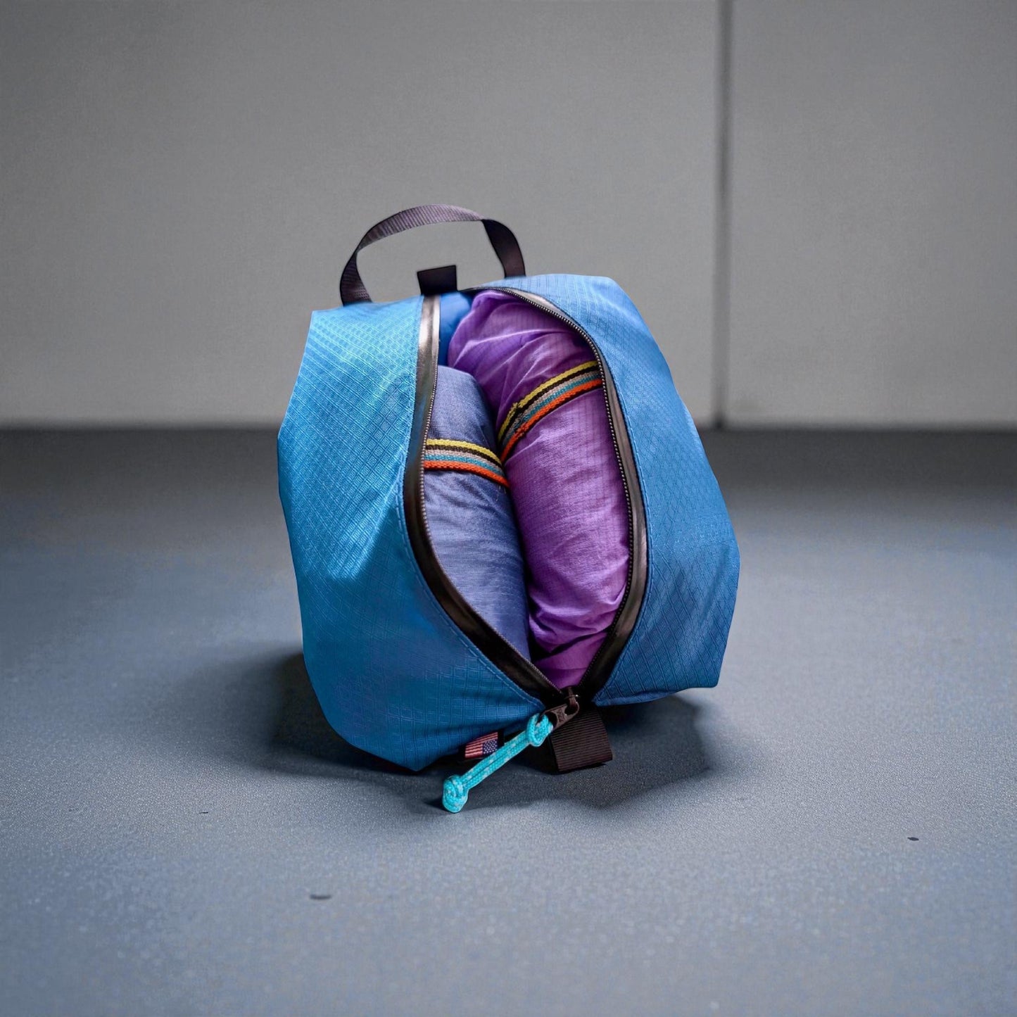 Premium Ultralight Nylon Ditty Bags with Grab Handles, Toiletry Kits for Backpacking, Hiking & EDC – Expandable Gear Bag for Trail and Travel