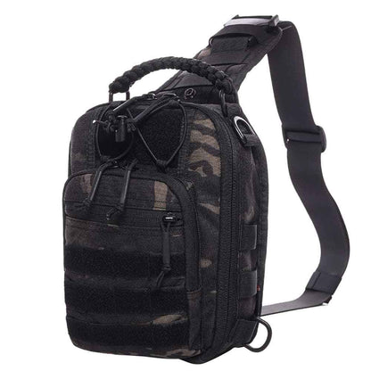 Military Tactical Sling Bag - Anti-Cut Waterproof for Outdoor Adventures
