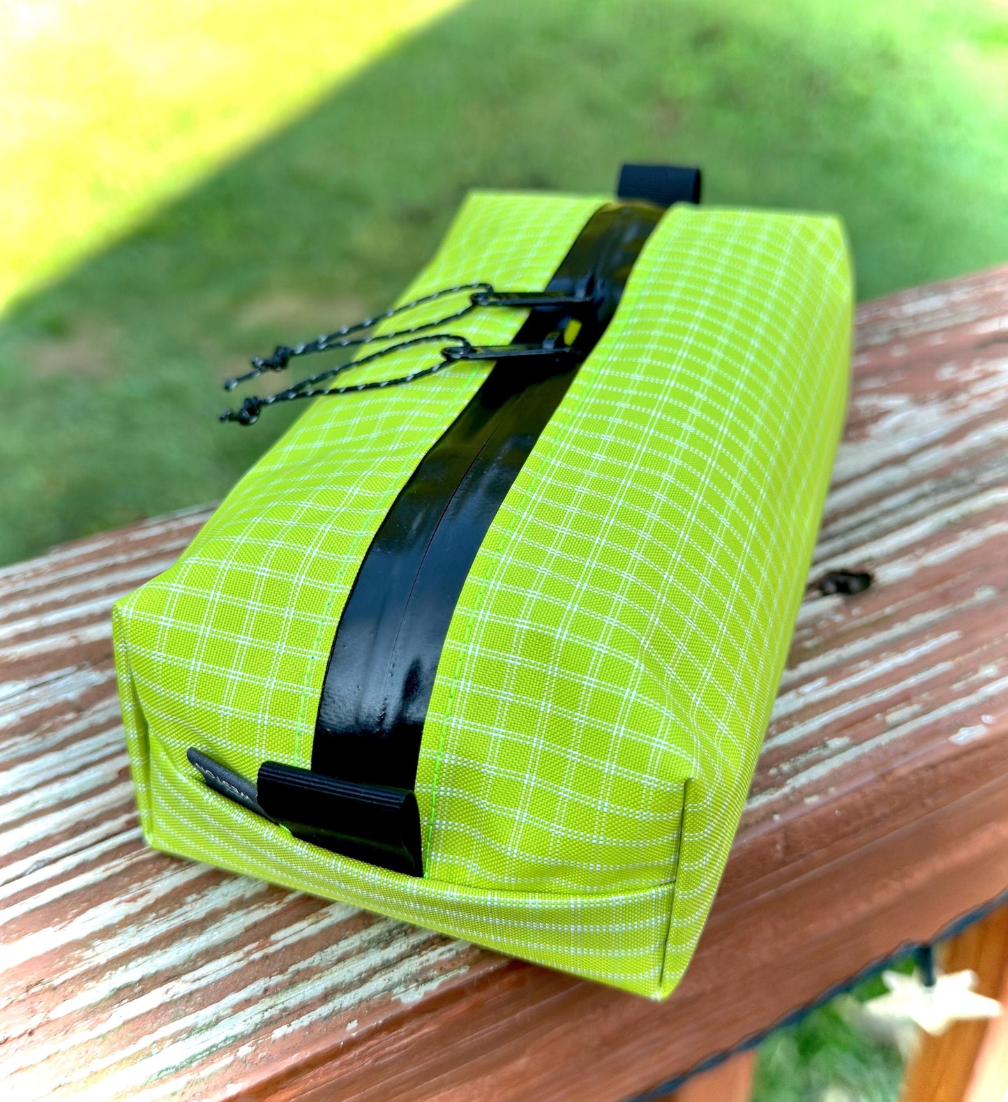 Ultralight UltraGrid Box Pouch, Weatherproof DCF Dyneema Gear Organizer, EDC Ditty Bag, UltraGrid Dopp Kit, Backpacking Storage Travel Gear