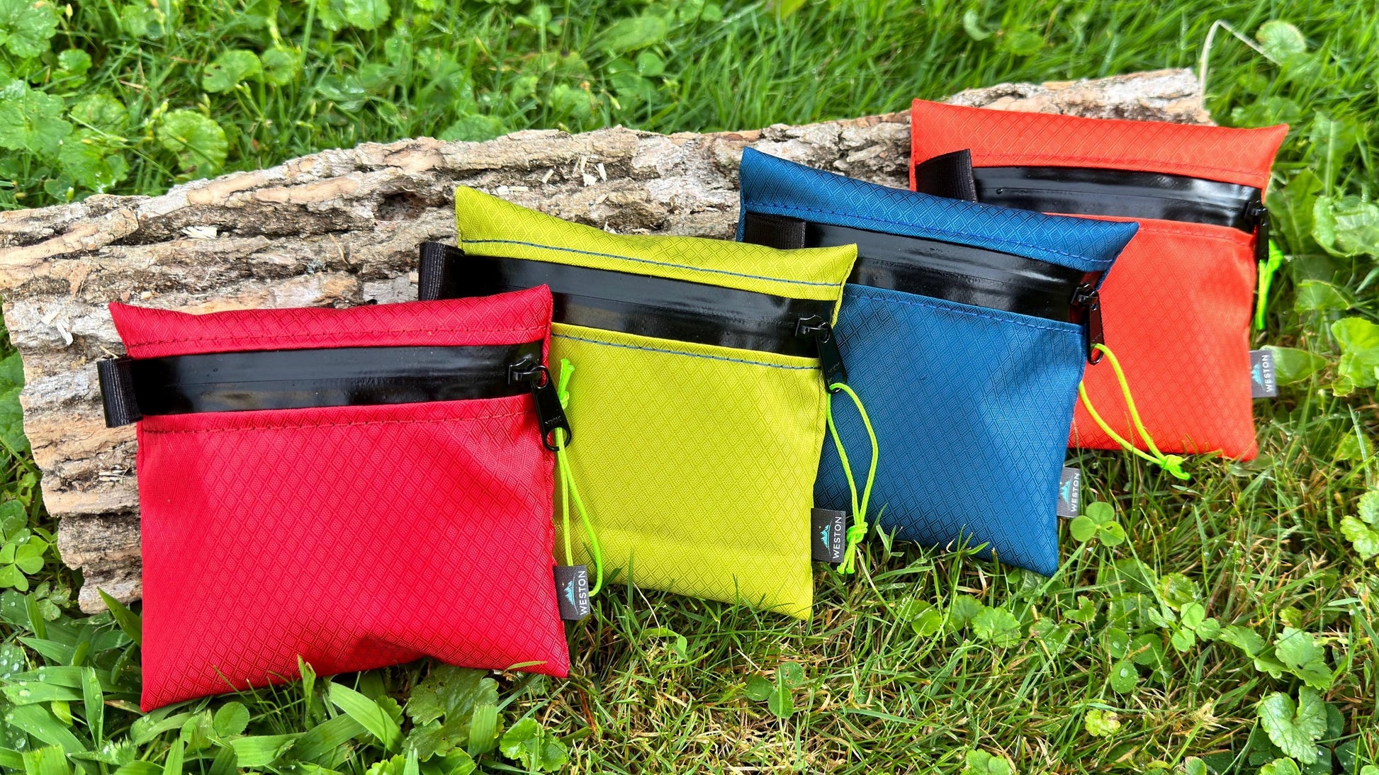 Nylon Zipper Pouches Built for Adventure, Weatherproof & Seam-Taped Organizer Pouches for Hiking, Camping and Travel