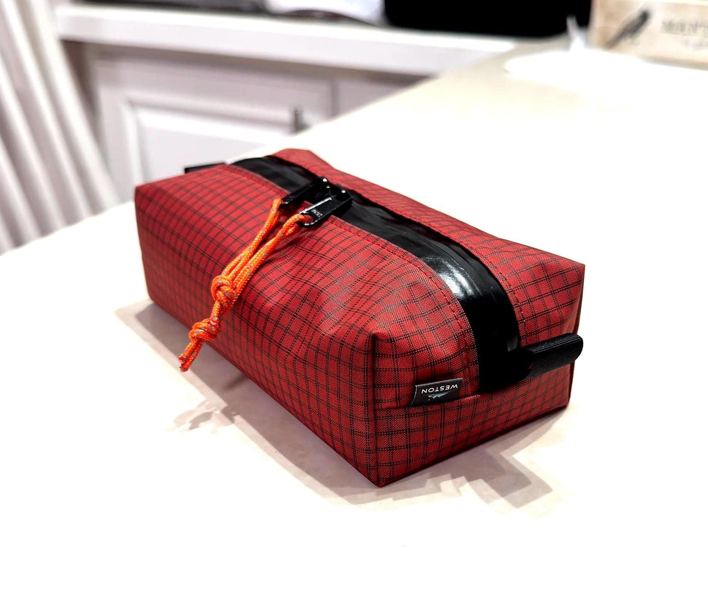 Ultralight UltraGrid Box Pouch, Weatherproof DCF Dyneema Gear Organizer, EDC Ditty Bag, UltraGrid Dopp Kit, Backpacking Storage Travel Gear