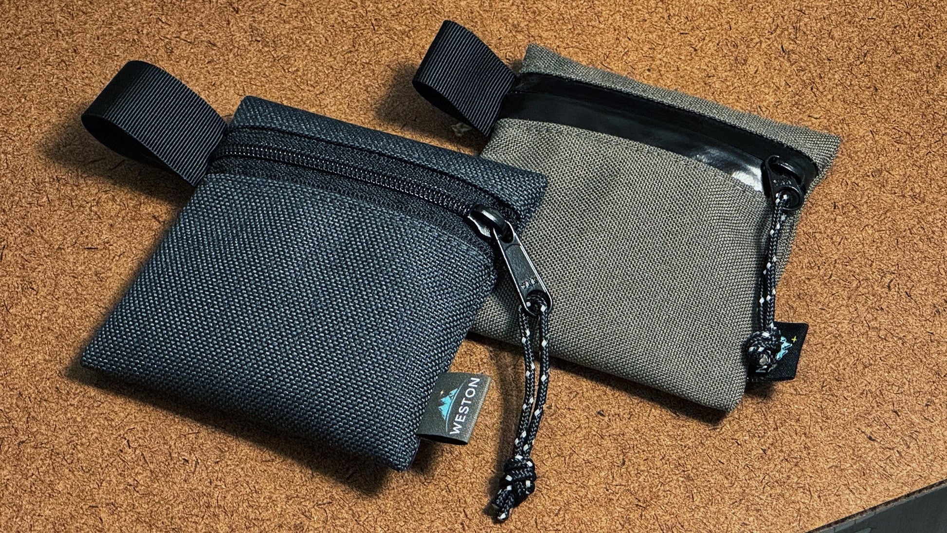 RFID Cordura Zip Pouch – Ultralight Water Resistant Organizer, RFID Travel Wallet, Tactical EDC Pouch, Weatherproof Hiking Gear Bag