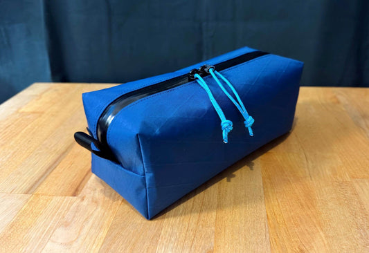 X-Pac Zipper Pouch – Ultralight Waterproof 8x3x3 Storage Bag for EDC, Travel, Toiletries, Packing, Camping, and Makeup Organization
