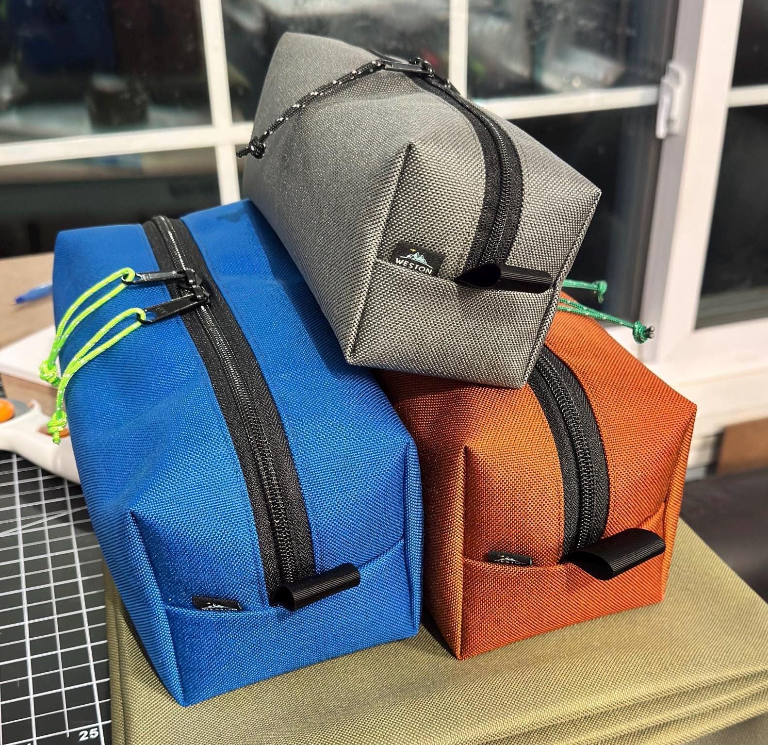 Rugged Cordura Travel Pouch – Durable Dopp Kit & EDC Organizer for Toiletries, Gear, or Makeup – Perfect for Backpacking and Daily Carry
