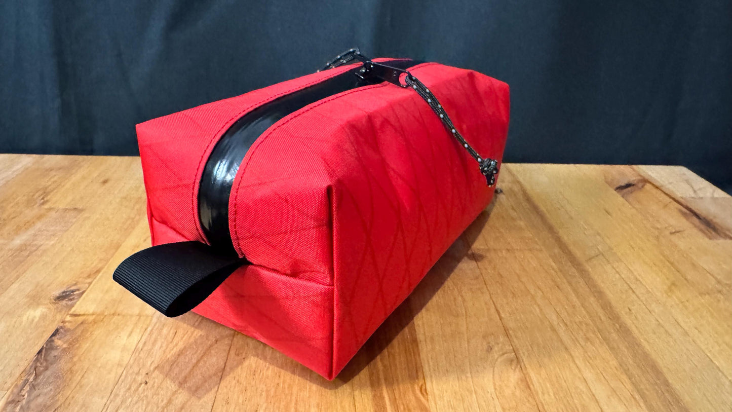 X-Pac Zipper Pouch – Ultralight Waterproof 8x3x3 Storage Bag for EDC, Travel, Toiletries, Packing, Camping, and Makeup Organization