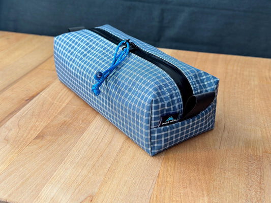 Ultralight UltraGrid Box Pouch, Weatherproof DCF Dyneema Gear Organizer, EDC Ditty Bag, UltraGrid Dopp Kit, Backpacking Storage Travel Gear