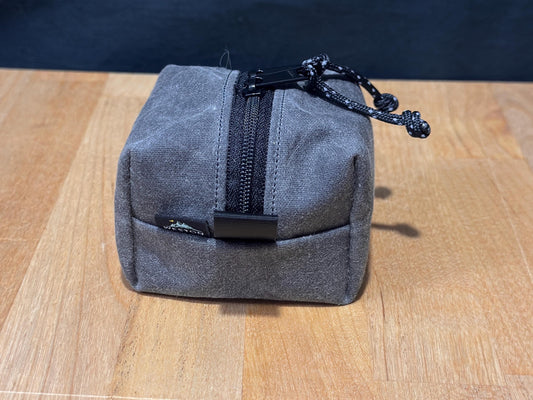 Waxed Canvas Pouch Perfect for Trangia Burners and Essential Gear, EDC Pouch, Bushcraft Gear, Survivalist Gear, Trangia Storage, Canvas Bag
