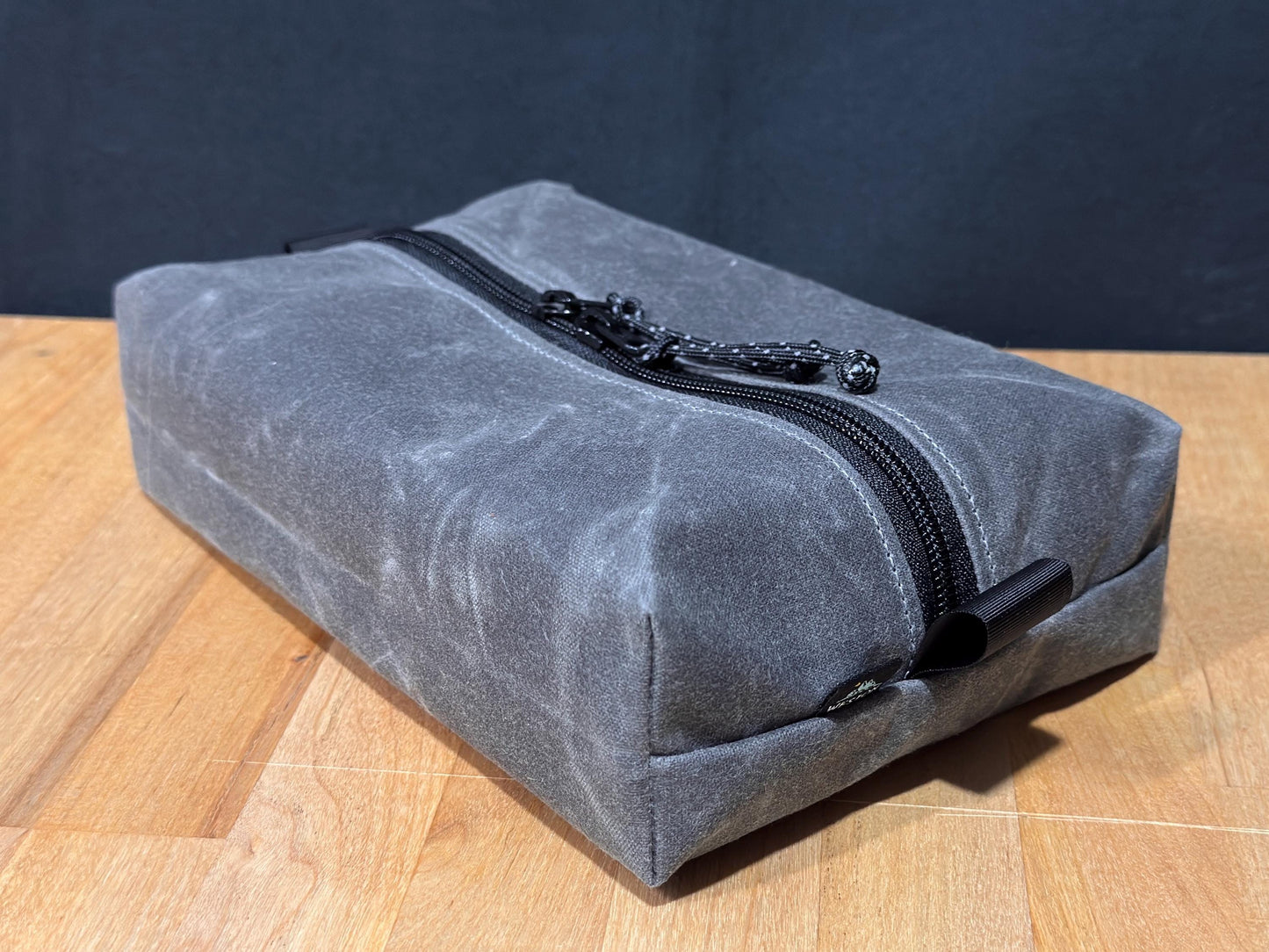 USA Made Waxed Canvas EDC Pouch for Outdoor Enthusiasts With Grab Handles and Roomy Design for Camping, Bushcraft, and Hiking Expeditions