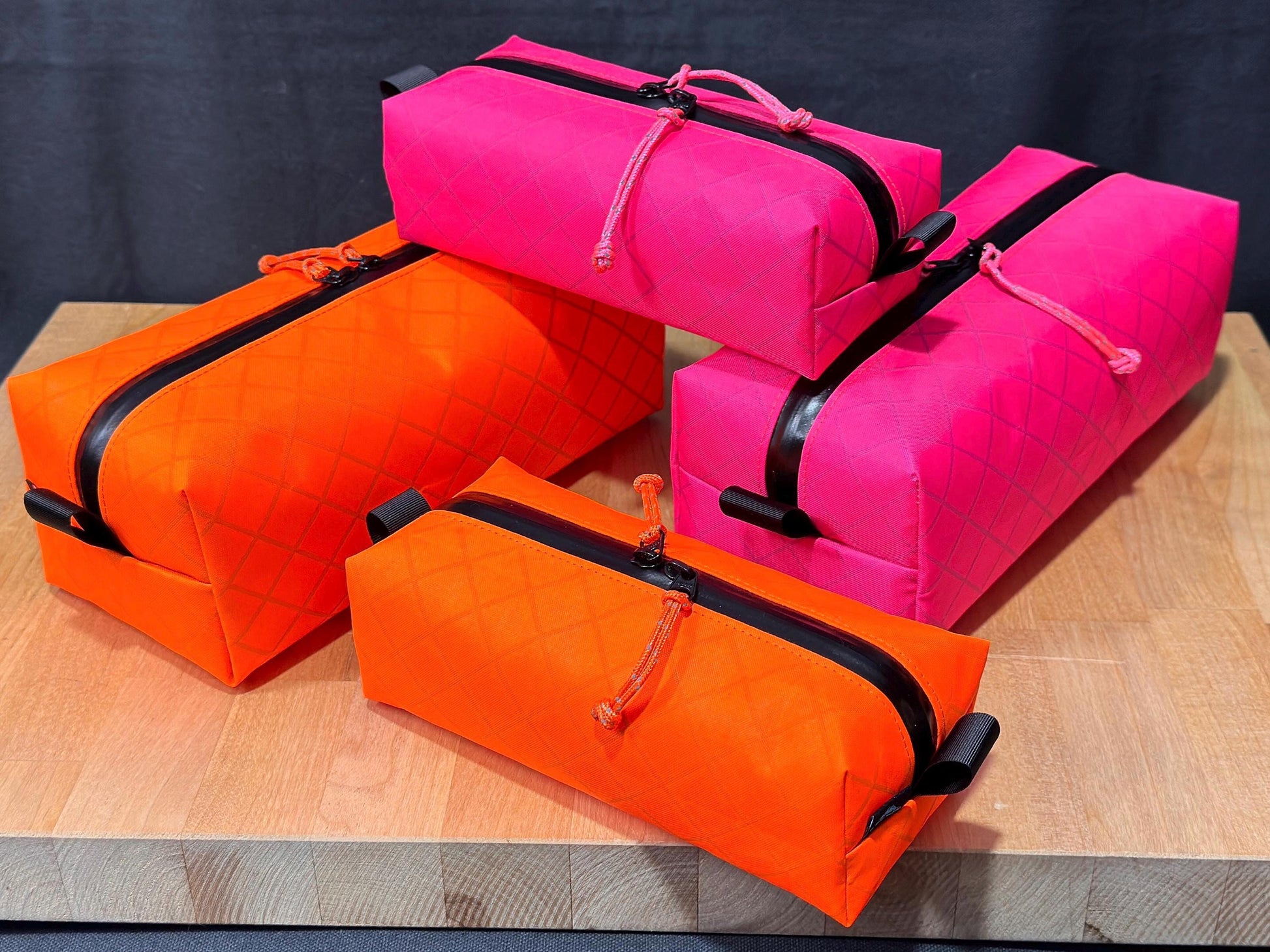 EcoPak Box Pouches, Waterproof Dopp Kits For Traveling, Hiking, Backpacking & Camping.
