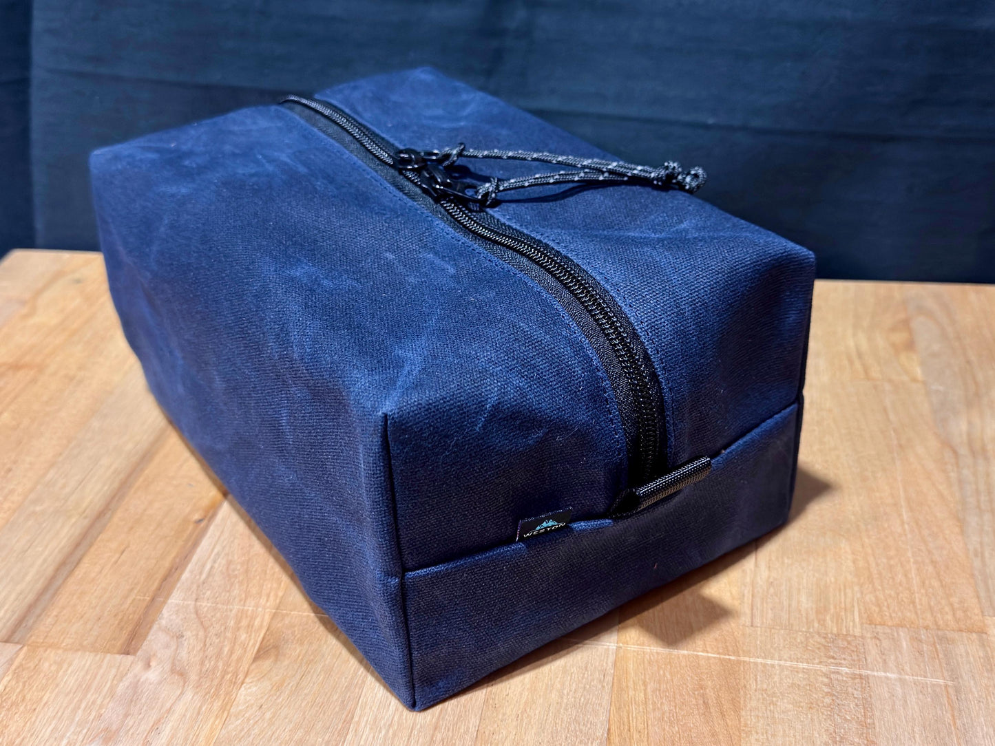 USA Made Waxed Canvas EDC Pouch for Outdoor Enthusiasts With Grab Handles and Roomy Design for Camping, Bushcraft, and Hiking Expeditions