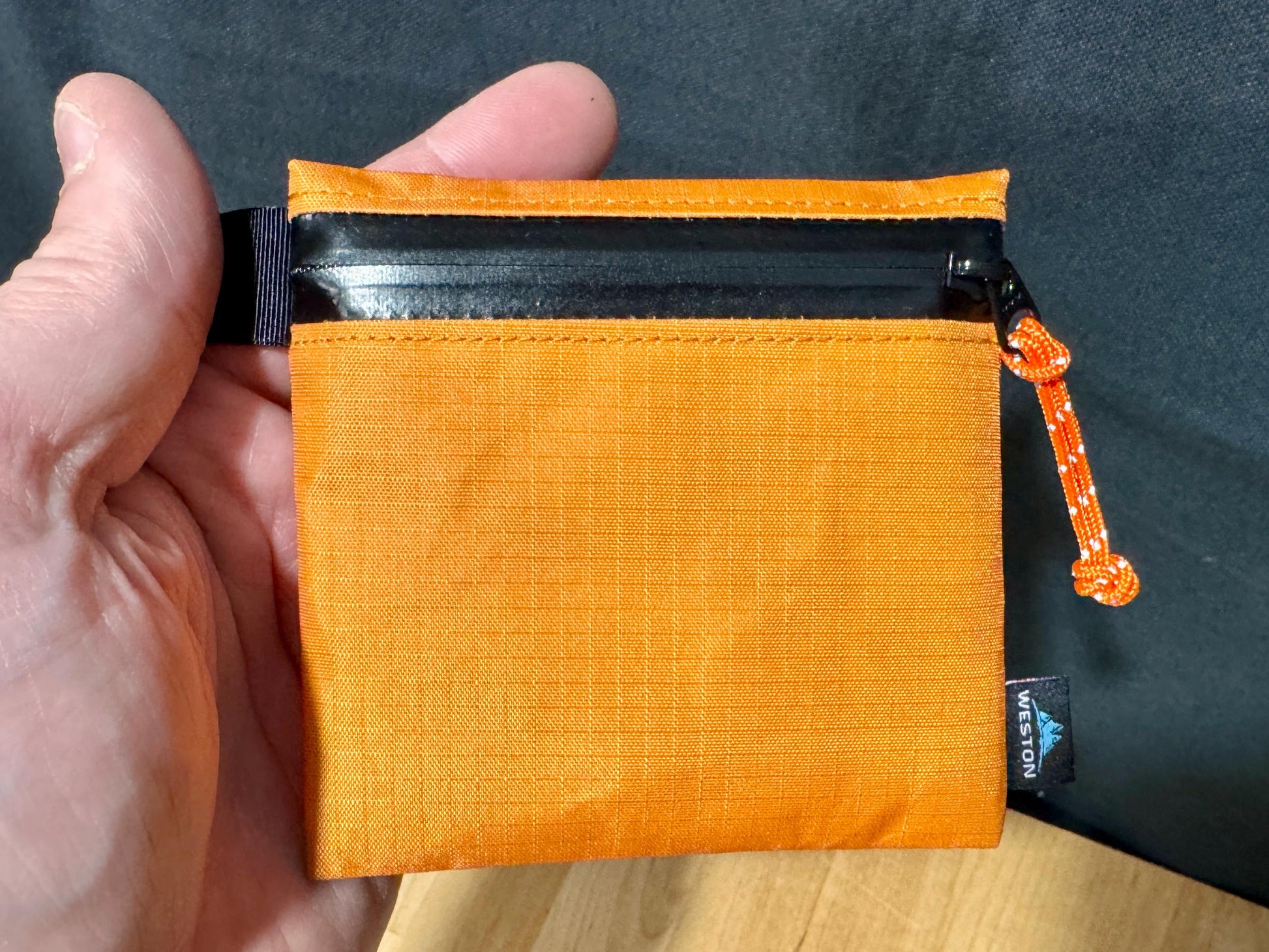 XPac Zipper Pouch, 3x3x1, Xpac Wallet, Waterproof, Ultralight Gear, Travel Bag, Ultralight Wallet, Passport Holder, Backpack Organizer, EDC