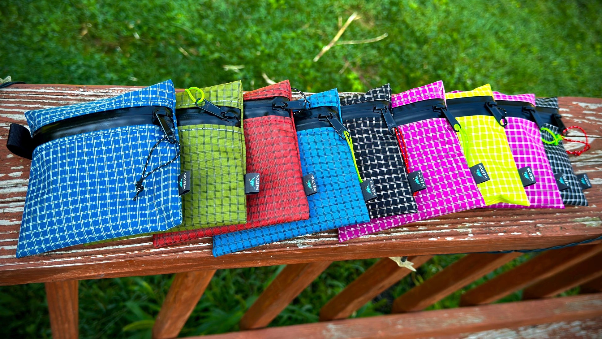 UltraGrid & Venom Eco Weatherproof Zip Pouches – Rugged Wallet and Gear Organizers for Hiking, Backpacking and Travel, Perfect Camping Pouch