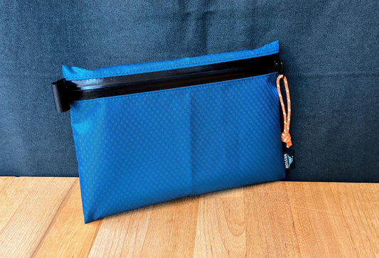 Nylon Zipper Pouches Built for Adventure, Weatherproof & Seam-Taped Organizer Pouches for Hiking, Camping and Travel