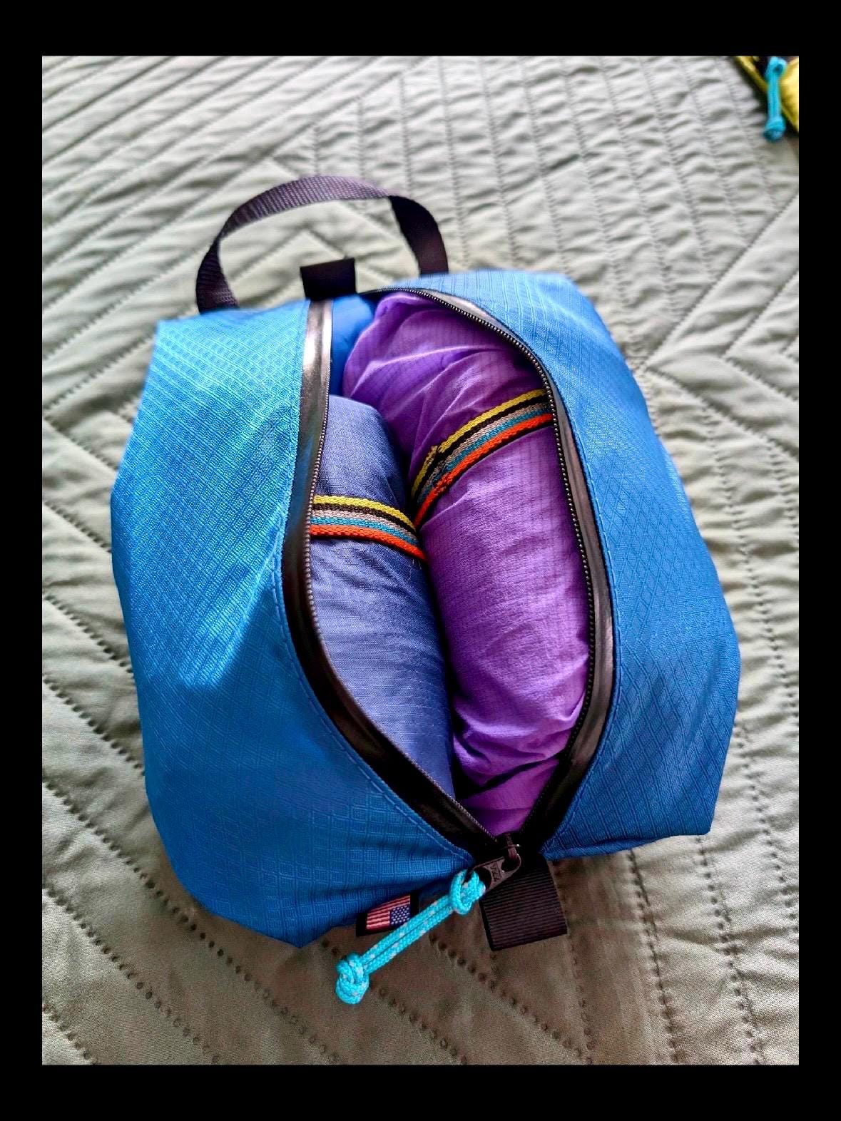 Ultralight Backpacking Ditty Bag – Premium Nylon Zip Ditty Bag or Toiletry Kit for Backpacking, Hiking & EDC – Gear Bag for Trail and Travel