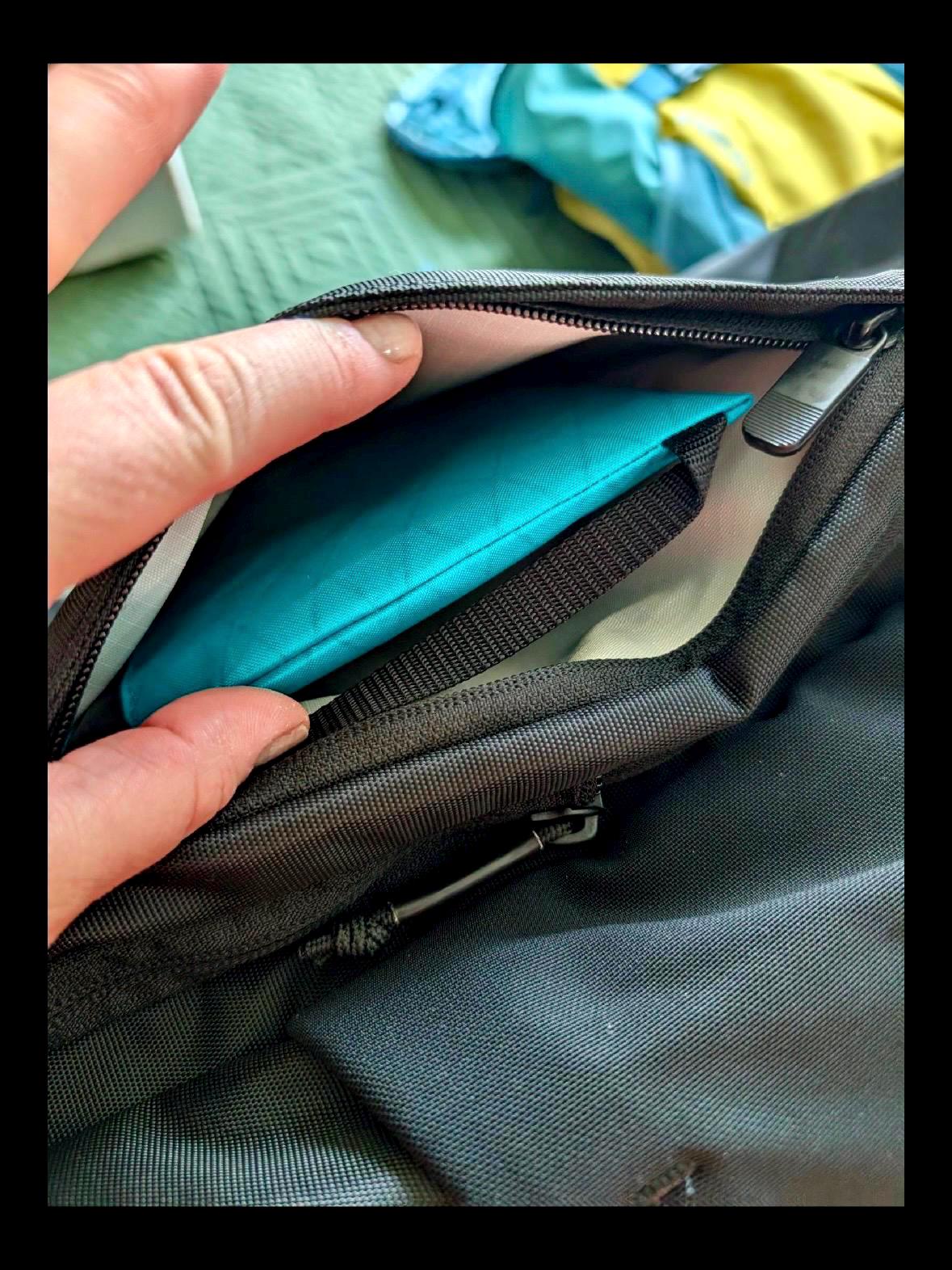 XPac Zipper Pouch, Weatherproof Ultralight Wallet, X-pac Travel Organizer, Ultralight Wallet, Passport Holder, Backpacking UL Gear Pouch