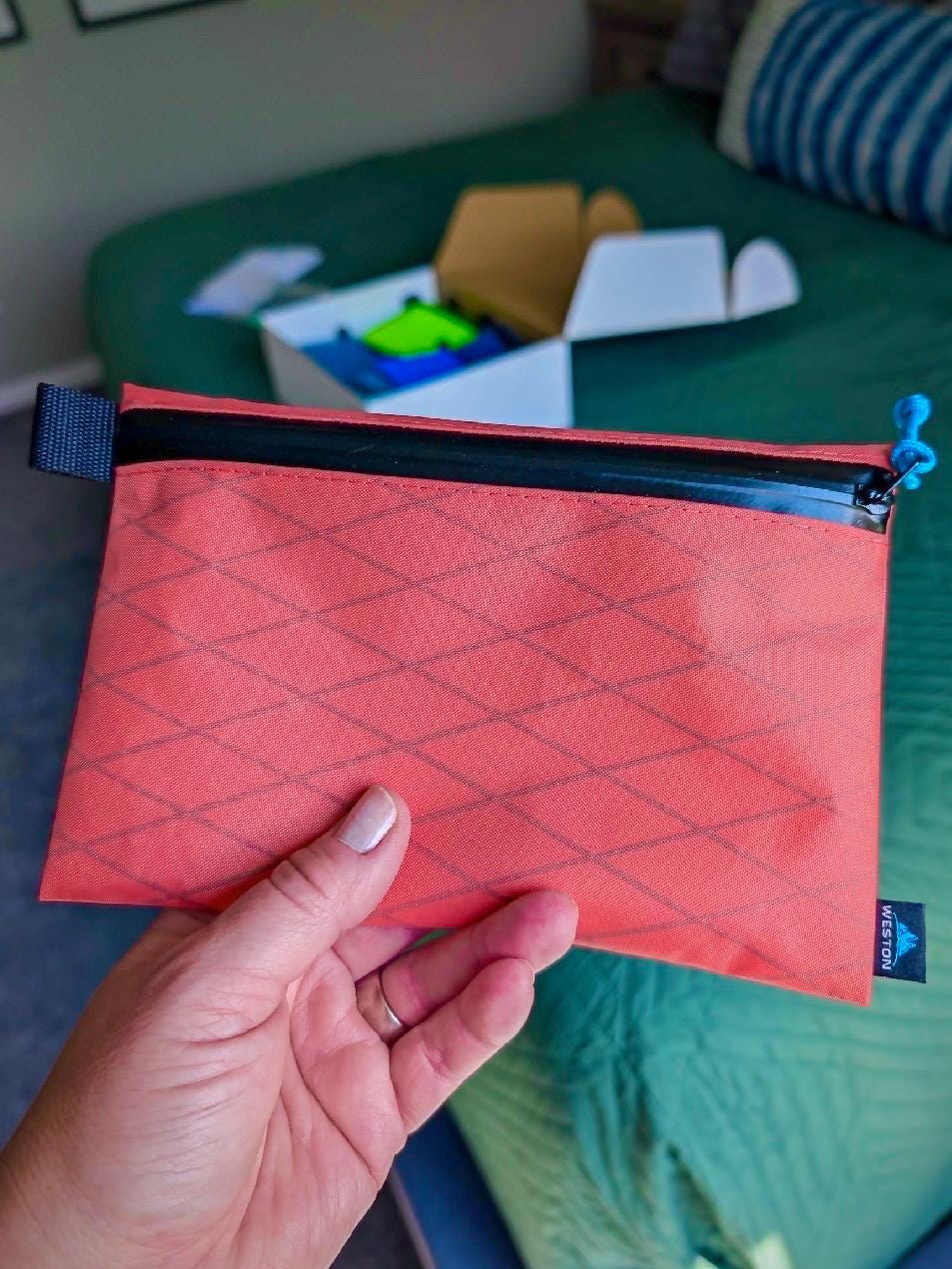 RFID XPAC Zipper Pouch – Ultralight RFiD Travel Wallet, Waterproof EDC Organizer, RFiD Blocking Credit Card Pouch, Secure Passport Case