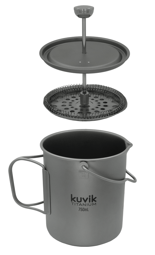 Kuvik 750ml Titanium French Press