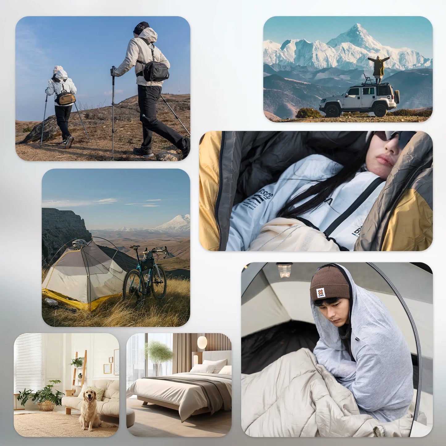 Sleeping Bag Liner, Ultralight Quick-Dry Washable for Outdoor Camping