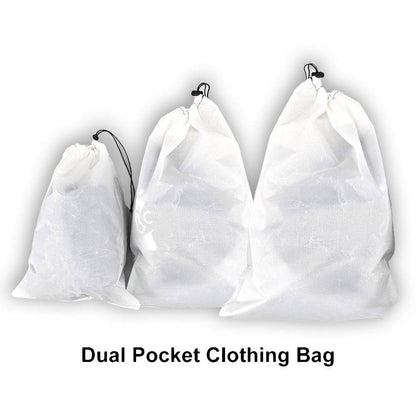 Ultralight Dual Pocket Clothing Stuff Sack Organizer