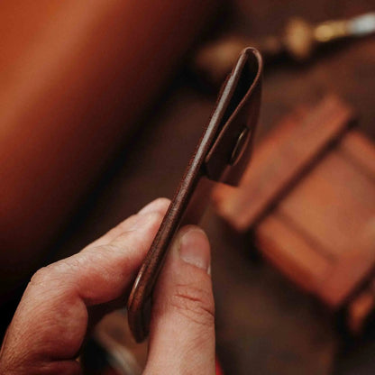 Leather Velcro Wallet - Voyager v2 | Patch Display Card Holder | EDC